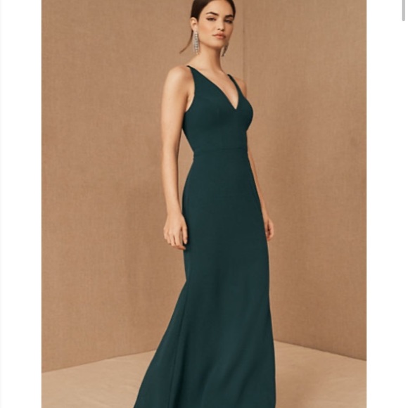 BHLDN Dresses & Skirts - BHLDN Dark Emerald Jones Dress